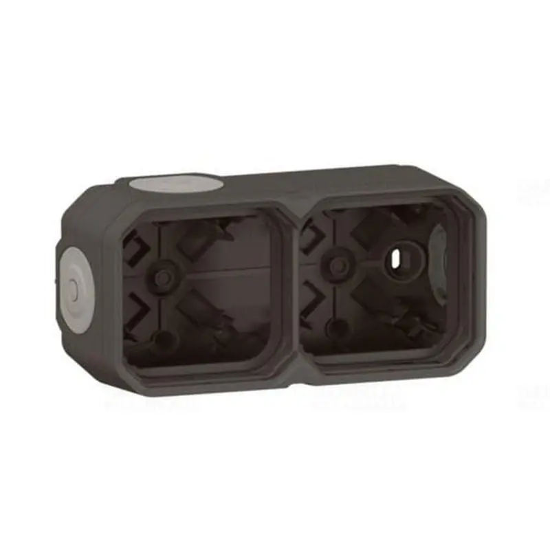 Plexo 55 falon kívüli 2-es doboz, membrános, antracit 069602L Legrand Biztonságos fizetés