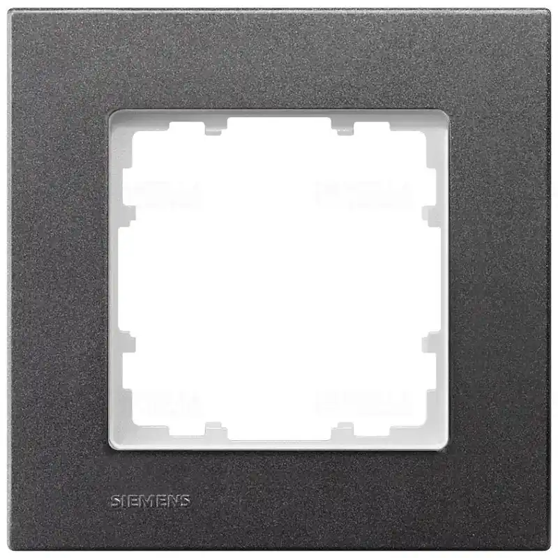 Siemens 5TG1111-2 1-es keret, antracit (RAL7016), DELTA miro Prémium