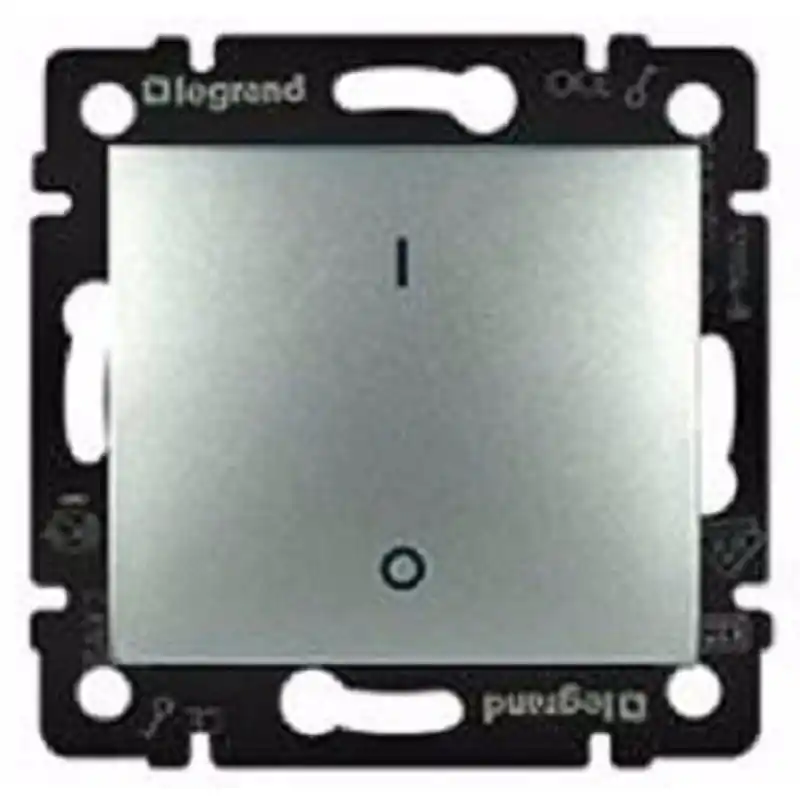 Legrand 770102 Valena kétpólusú kapcsoló, alumínium Legjobb ár