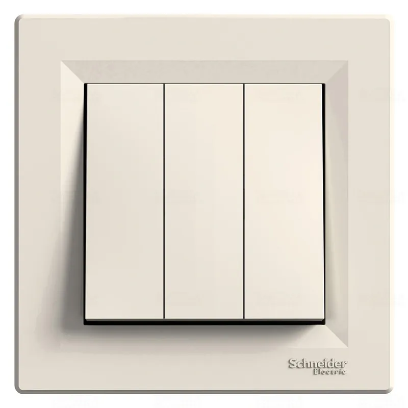 ASFORA bézs Hármas kapcsoló EPH2100123 Schneider Kiárusítás