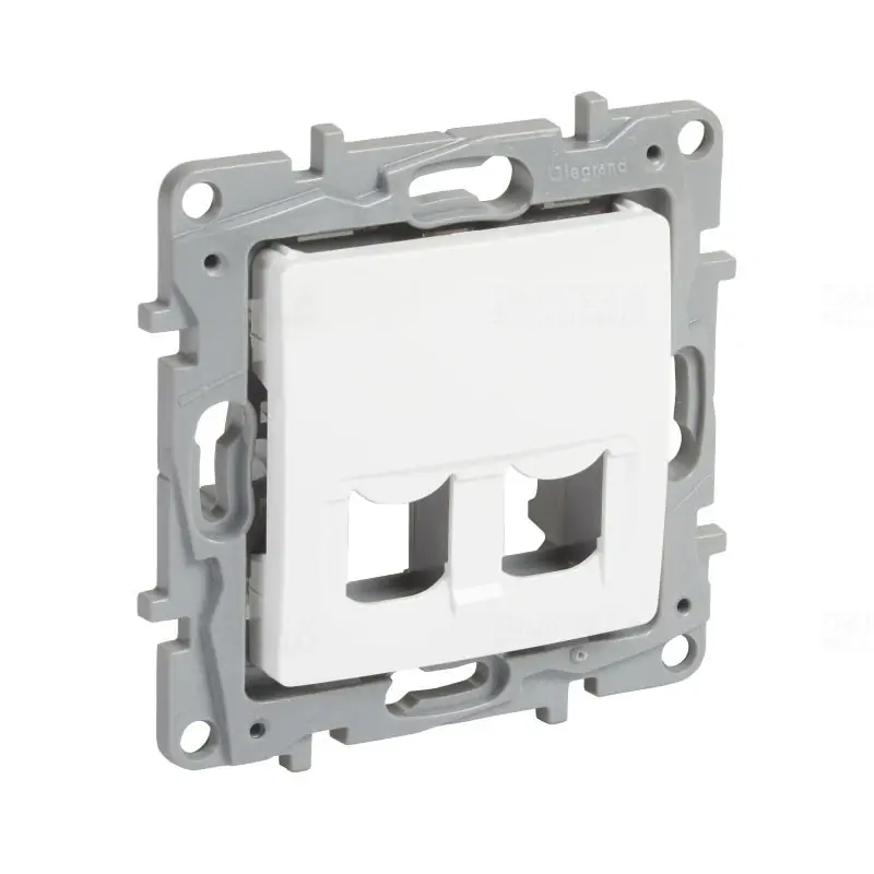 Niloé fehér 2xRJ45 keystone adapter, fehér 664765 Legrand Legjobb ár