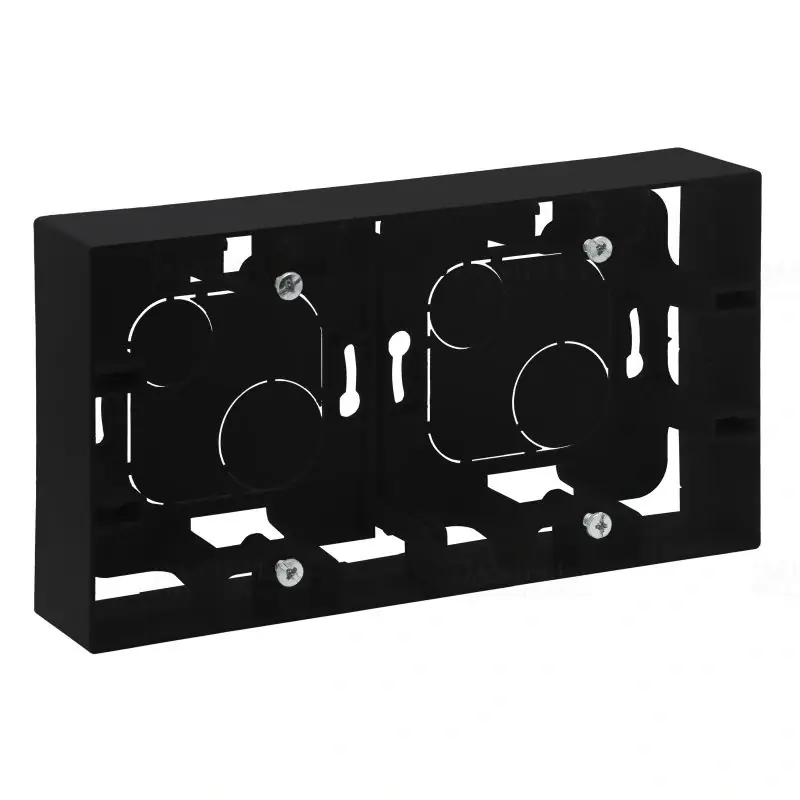 Niloé Step fekete kiemelődoboz, kettős 863598 Legrand Népszerű