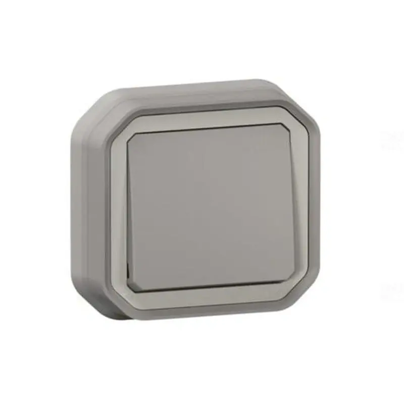 Plexo 55 süllyesztett váltókapcsoló 10A, összeszerelt, szürke 069811L Legrand Eredeti