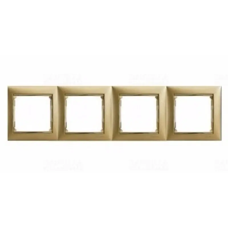 Akció Legrand 770304 Valena 4-es keret, tetszőleges, matt arany