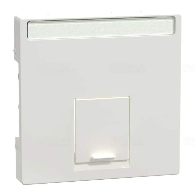 MERTEN Fedlap, 1xRJ45 aljzathoz, feliratozható, System-M, polárfehér MEG4573-0319 Schneider Korlátozott ajánlat