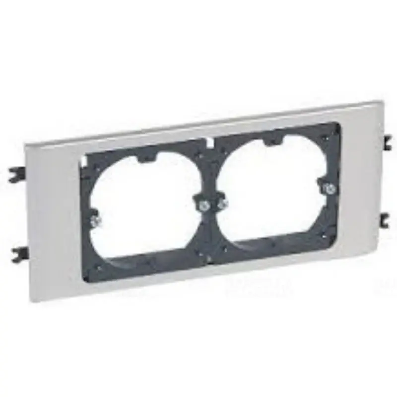 Gyors szállítás Legrand 011168 DLP alumínium keret kettes D60 szerelvény 85-ös fedélhez