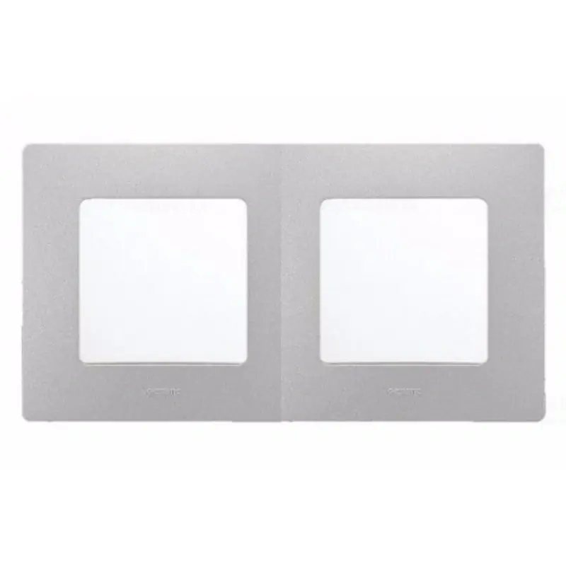 Legrand 397042 Niloé 2-es keret, alumínium Újdonság