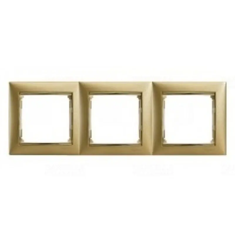 Kiárusítás Legrand 770303 Valena 3-as keret, tetszőleges, matt arany