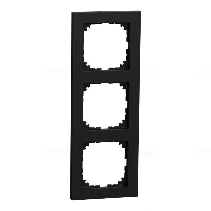 MERTEN M-Pure hármas keret, fekete MEG4030-3603 Schneider Expressz szállítás