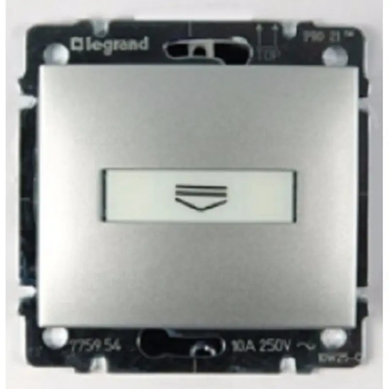 Kiváló minőség Legrand 770234 Valena hotelkártya kapcsoló, alumínium