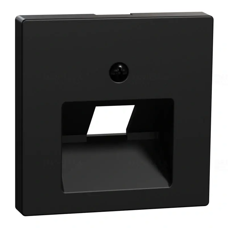 Kedvezmény MERTEN Fedlap, 1xRJ45 aljzathoz, döntött, System-M, fekete MEG4521-0403 Schneider