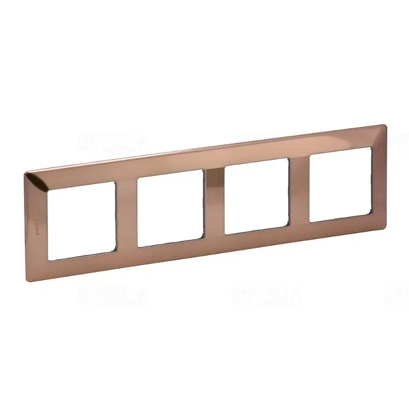 Gyors szállítás Legrand 754164 Valena Life 4-es, tetszőleges, réz dekor