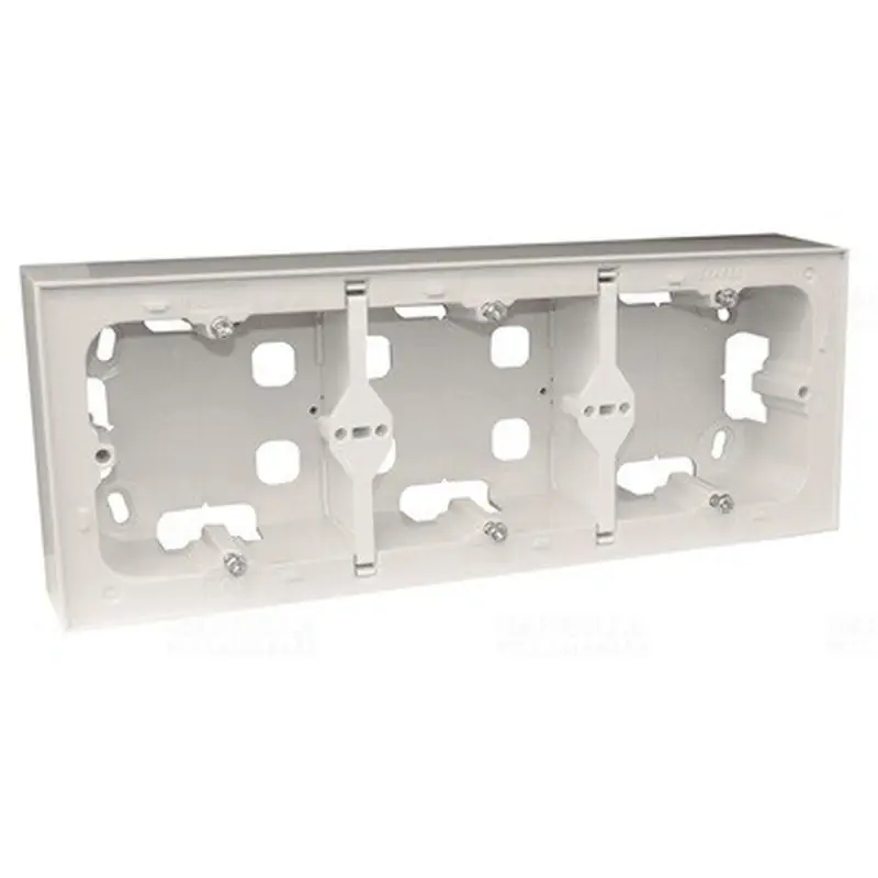 Olcsó 10995 ABR hármas kiemelő keret, fehér, Elko Ep