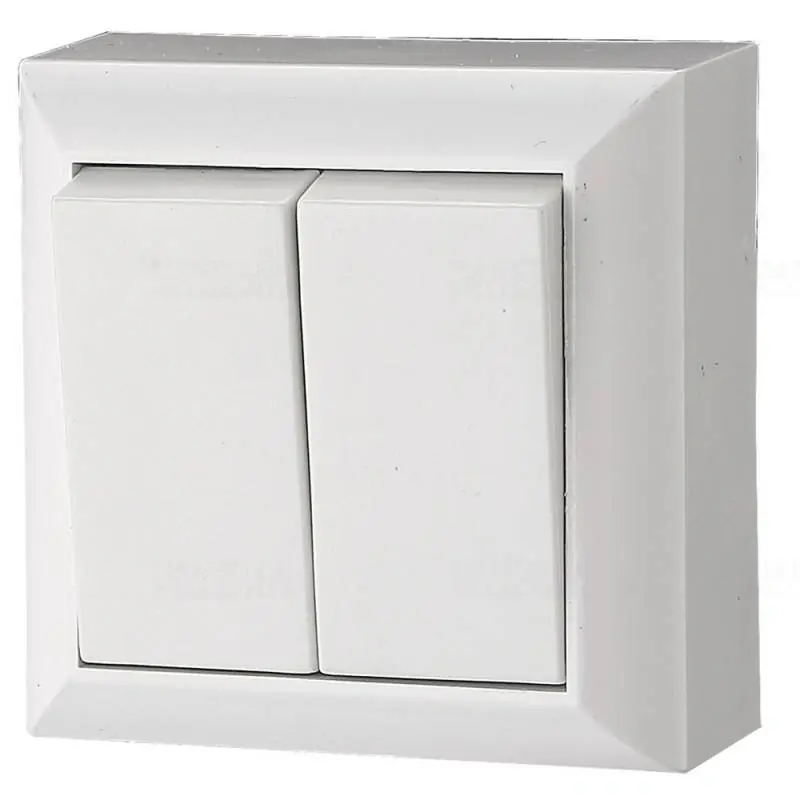 Business Line csillárkapcsoló, fehér, falon kívüli 0315H Pénzvisszafizetés