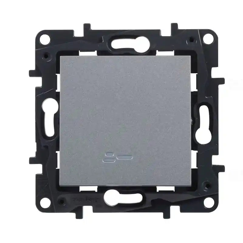 Niloé Step alumínium 106 JF váltókapcsoló jelzőfénnyel, 10AX 863316 Legrand Gyors szállítás