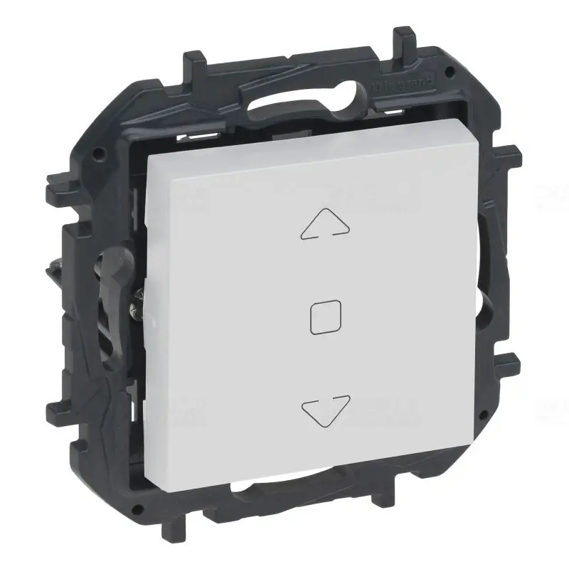 Niloé Step fehér NR105 redőnynyomó (2 állású) 6A 863143B Legrand Pénzvisszafizetés