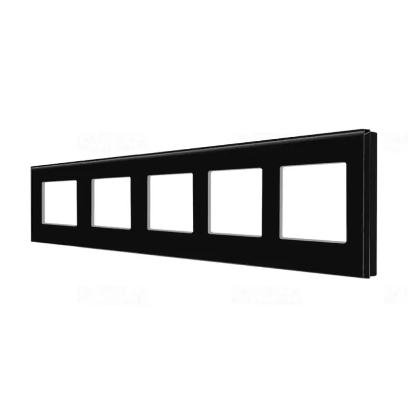 Újdonság LUXION üveg keret, 5-ös, fekete LX-M1-5FB