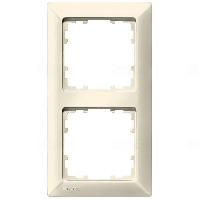 Siemens 5TG2582-0 2-es keret, krémfehér (RAL1013), DELTA line Rendeld meg most