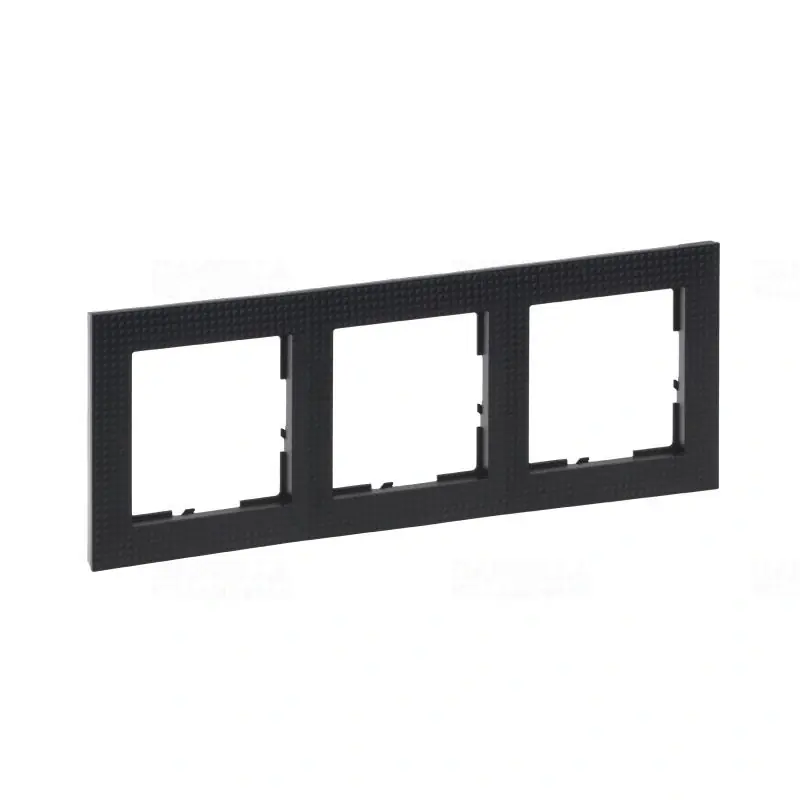 Legrand 721573 Suno 3-as keret, fekete mintás Akció