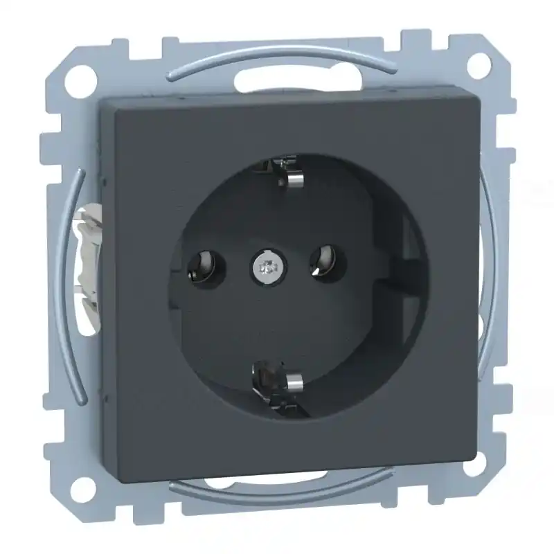 Alacsony ár MERTEN 2P+F csatlakozóaljzat, csavaros, 16A, System-M, antracit MEG2401-0414 Schneider