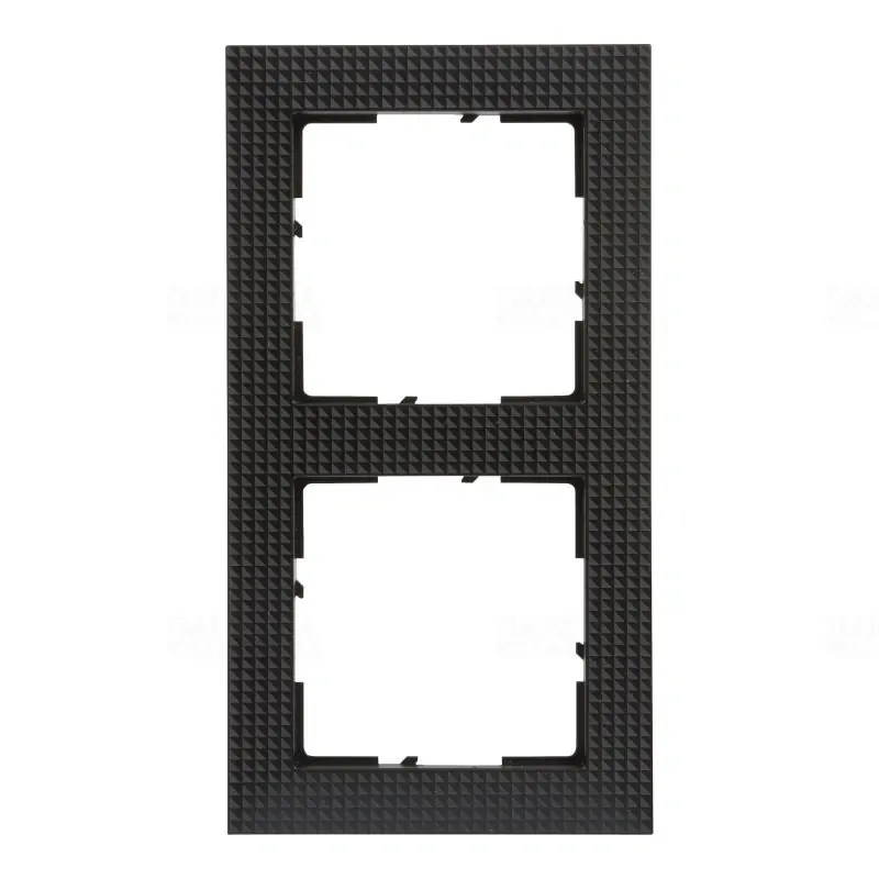 Legrand 721572 Suno 2-es keret, fekete mintás Akció