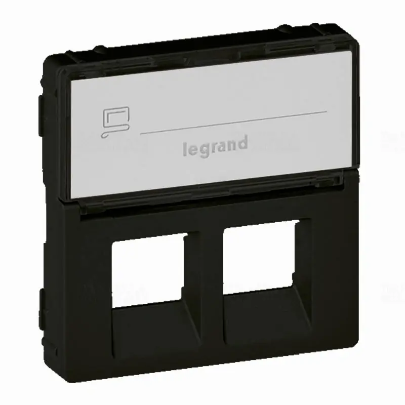 Vedd meg most Legrand 756472 Valena Life RJ45/RJ11 csatlakozóaljzat burkolat, fekete