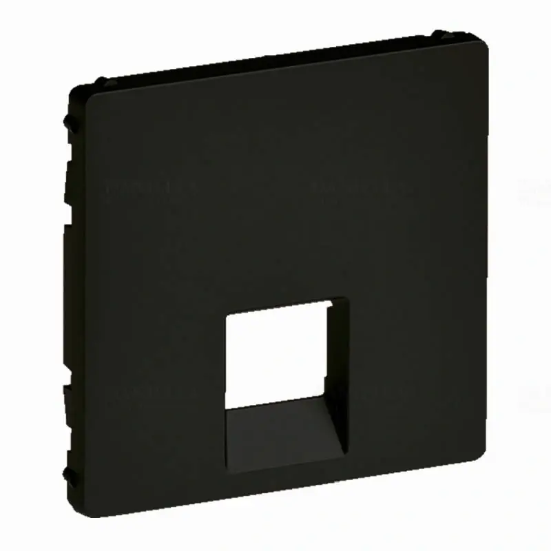 Legrand 756412 Valena Life RJ11 csatlakozóaljzat burkolat, fekete Csak ma