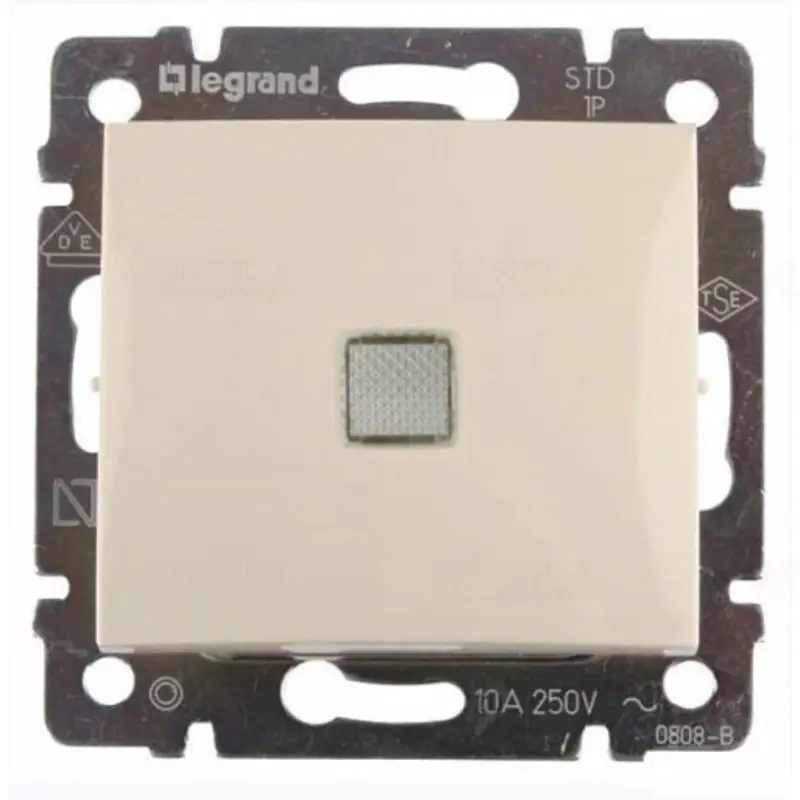 Legrand 774326 Valena váltókapcsoló jelzőfénnyel, elefántcsont Biztonságos fizetés