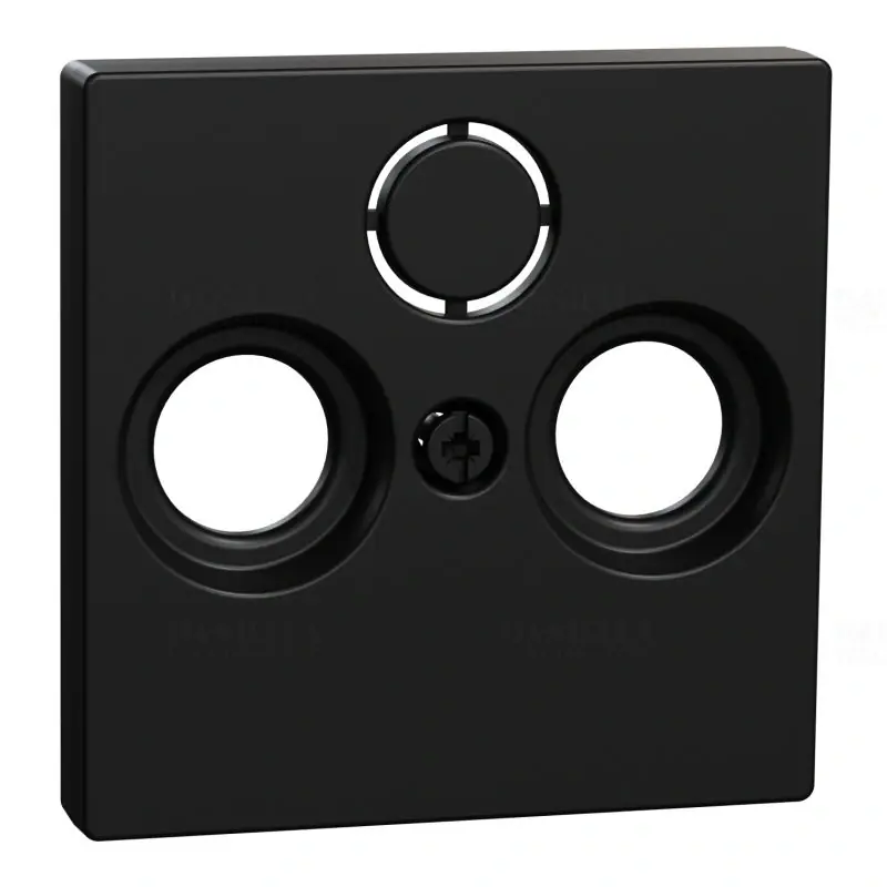 MERTEN Fedlap, Antenna csatlakozóhoz 2+1 kimenettel System-M, fekete MEG4123-0403 Schneider Korlátozott ajánlat