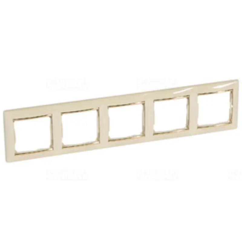 Olcsó Legrand 774155 Valena 5-ös keret, tetszőleges, elefántcsont/arany