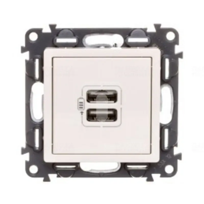 Legrand 753212 Valena Life kettős USB töltőaljzat beépített tápegységgel 5V 1500mA elefántcsont Ajánlat