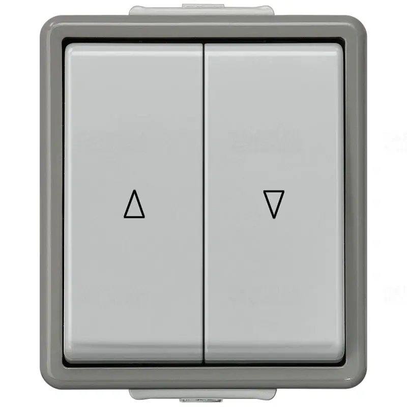 Pénzvisszafizetés Siemens 5TD4708 redőnynyomó, elektronikus retesz, falon kívüli, IP44, DELTA fläche