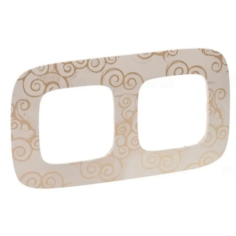 Legrand 754352 Valena Allure 2-es keret, tetszőleges, arany dekor Újdonság