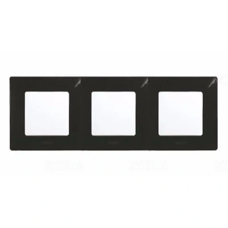 Alacsony ár Legrand 397033 Niloé3-as keret, matt fekete