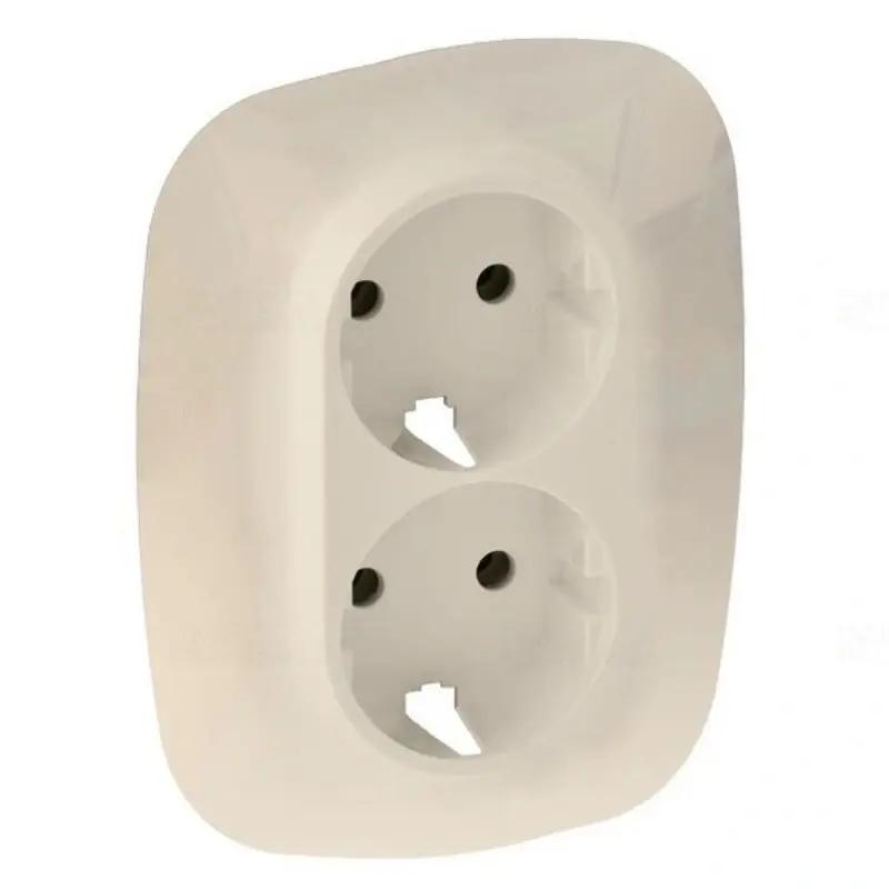 Csak ma Legrand 754956 Valena Allure 2x2P+F aljzat monobloc burkolat + kerettel, elefántcsont