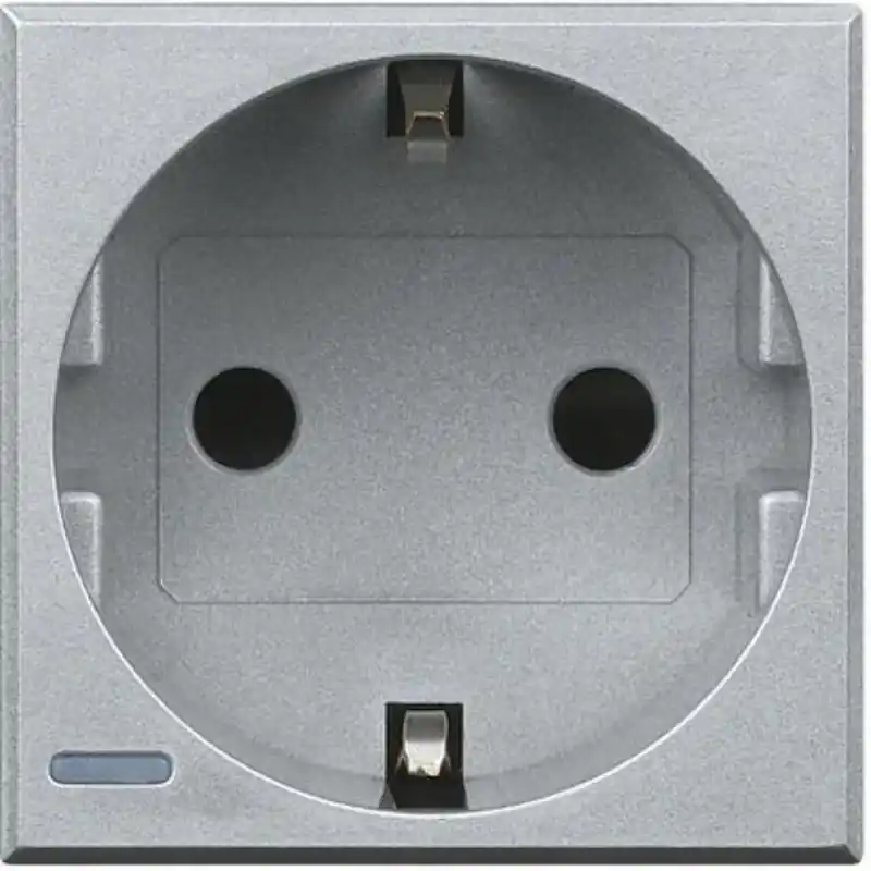 Vedd meg most BTICINO Axolute 2P+F schuko 2 modulos, szürkeHC4141