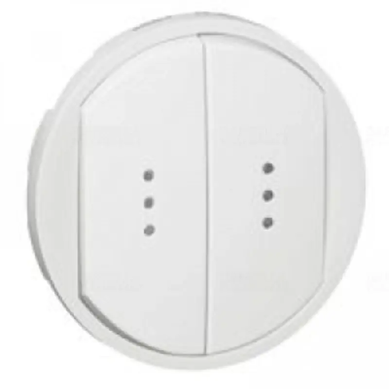 Prémium Legrand 068004 Céliane kettős billentyű, fényjelzős, fehér