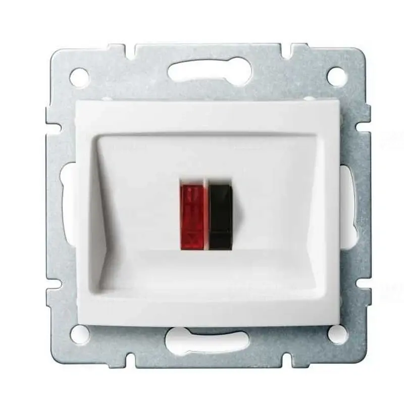 Ingyenes szállítás LOGI 02-1450-002 fehér Hangszóró csatlakozó aljzat 2 kivezetéssel Kanlux 25114