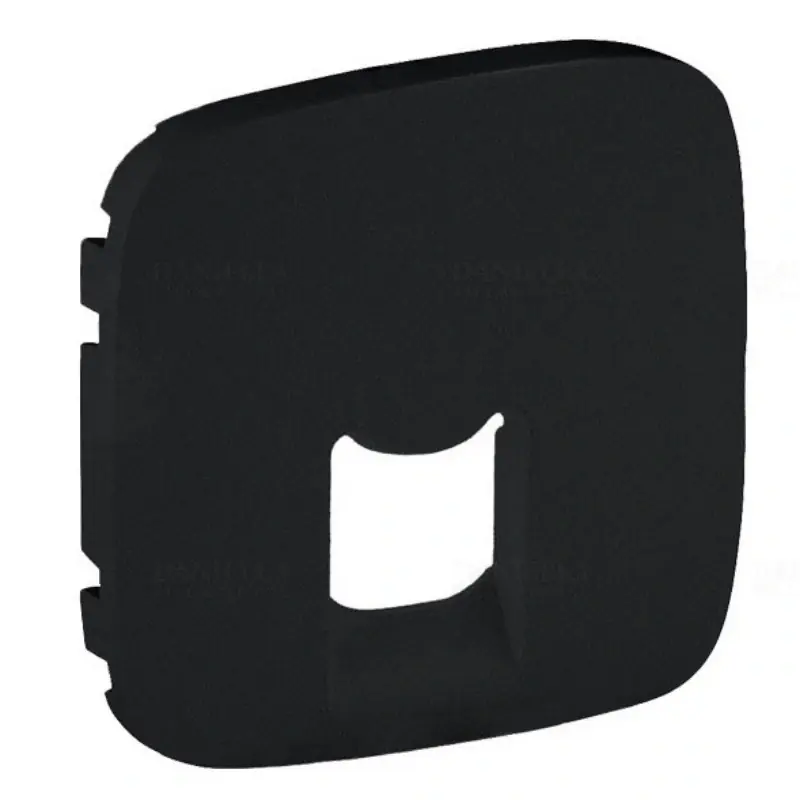 Legrand 755418 Valena Allure RJ11/RJ45 csatlakozóaljzat burkolat, fekete Biztonságos fizetés