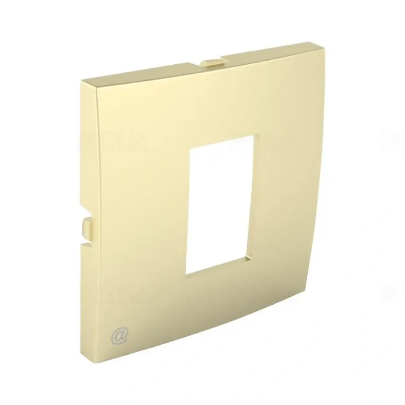 90751_TDU Fedlap RJ 45-ös csatlakozóhoz, arany, Elko Ep Kiárusítás