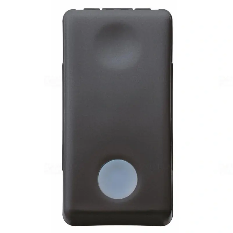 Újdonság Gewiss GW21517 nyomógomb 2P 10A fekete