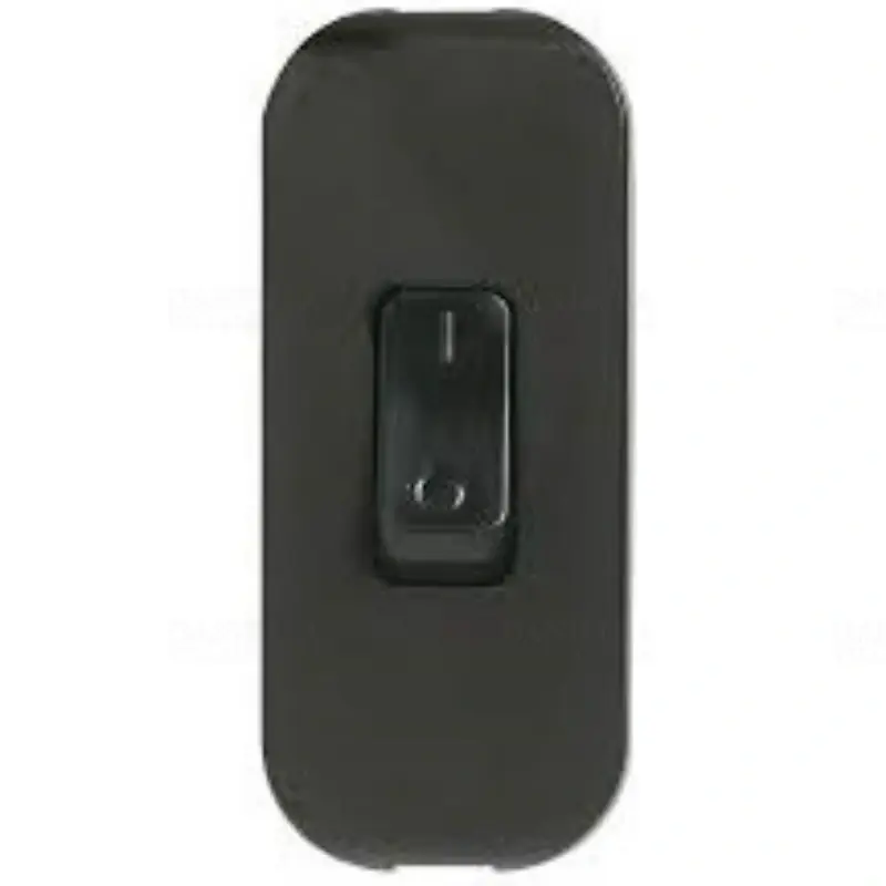 Legrand 040194 Zsinórkapcsoló 2A 250V 2 pólusú, fekete Csak ma