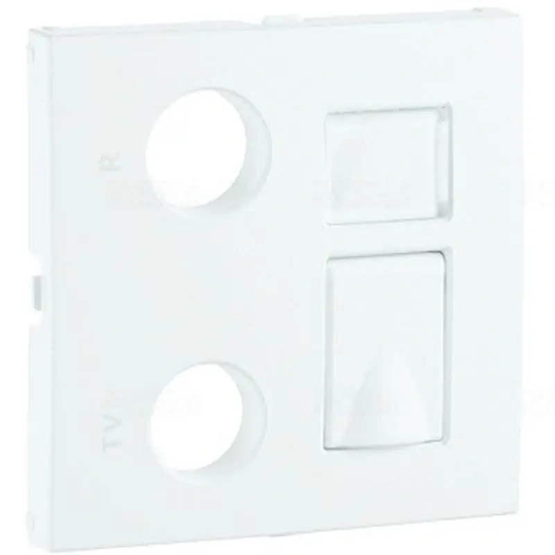 Népszerű 90774 TBR Fedlap 21535/21534 multimédia aljzathoz, fehér, Elko Ep