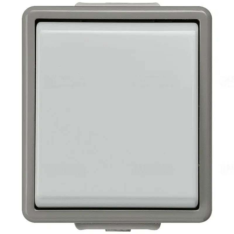 Ingyenes szállítás Siemens 5TA4701 101 kapcsoló, falon kívüli, IP44, DELTA flat, sötétszürke/szürke