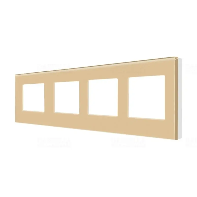 Alacsony ár LUXION arany üveg keret, 4-es LX-M1-4FG