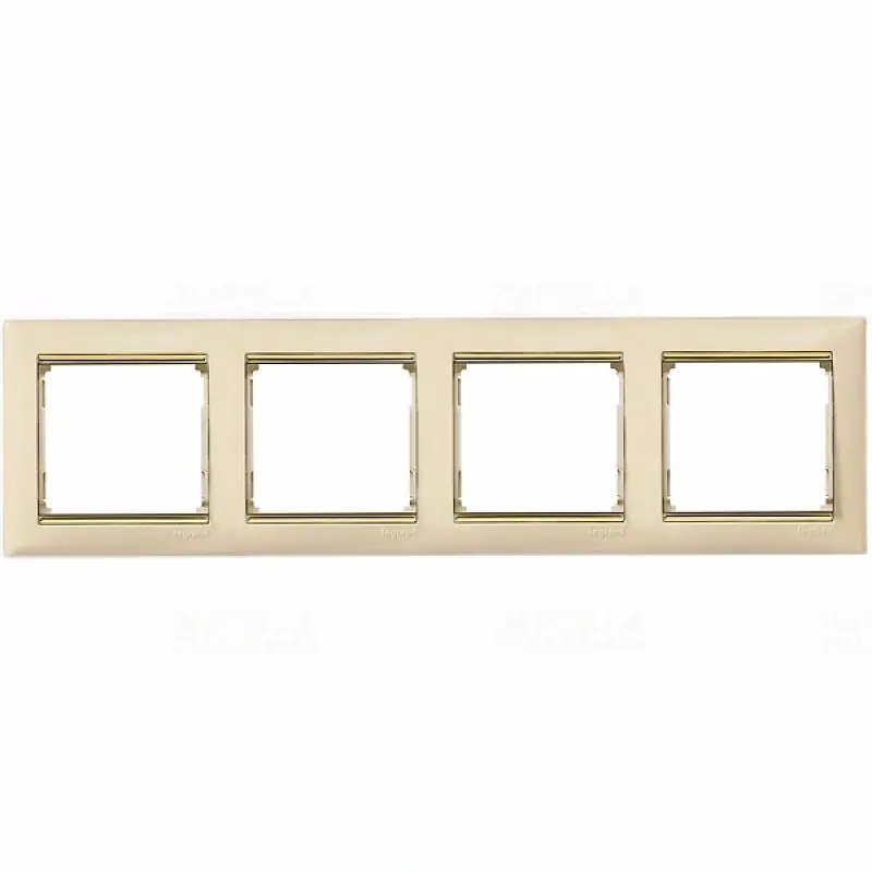 Legrand 774154 Valena 4-es keret, tetszőleges, elefántcsont/arany Gyors szállítás