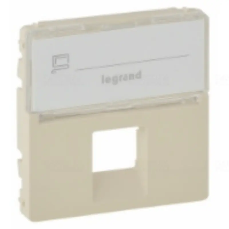 Legrand 755471 Valena Life 1xRJ45 csatlakozóaljzat burkolat, címketartóval, elefántcsont Alacsony ár