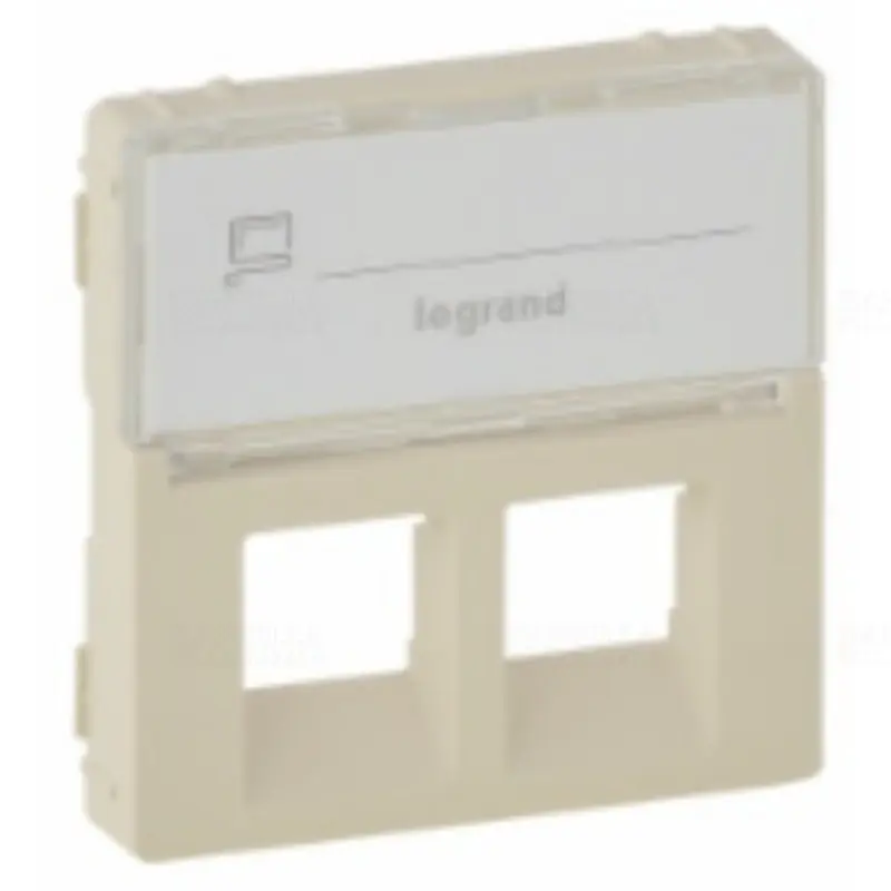 Legrand 755481 Valena Life 2xRJ45 csatlakozóaljzat burkolat, címketartóval, elefántcsont Ajánlat
