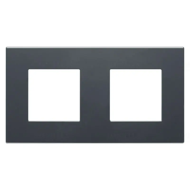 DAHLIA antracit szürke keret 2-es vízszintes/függőleges GW35902AN Gewiss Vedd meg most