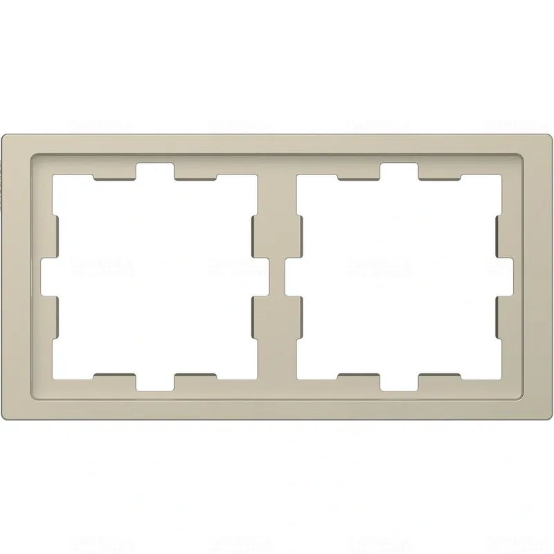 Kiárusítás MERTEN D-Life kettes keret, szahara MTN4020-6533 Schneider